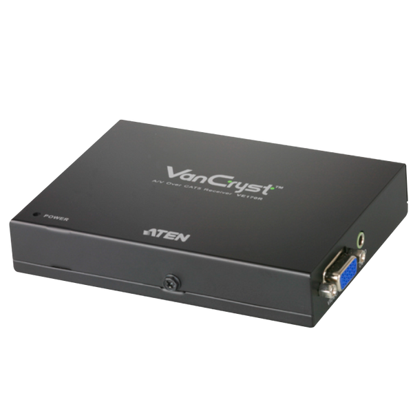 ATEN™ VGA/Audio Cat 5 Receiver (1024 x 768@300m) [VE170R-AT-G]