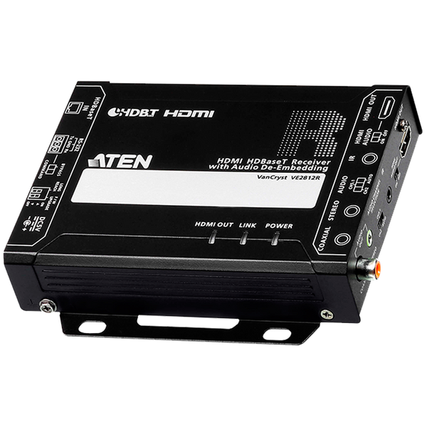 ATEN™ VE2812R HDMI HDBaseT Receiver with Audio De-Embedding (4K@100m) (HDBaseT Class A)  [VE2812R-AT-G]