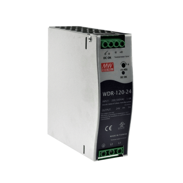 MEANWELL® WDR-120 Power Supply Unit [WDR-120-24]
