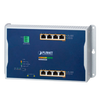 PLANET™ Industrial 4-Port 10/100/1000T 802.3bt PoE + 4-Port 10/100/1000T 802.3at PoE + 2-Port 100/1000X SFP Wall-mount Managed Switch - L2+/L2 (360W) [WGS-4215-8HP2S]