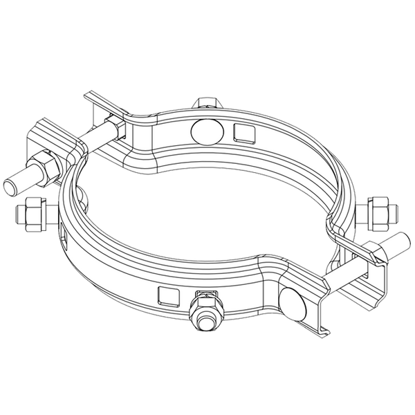 TOA™ RABD-16 Bracket with Clamp (Diameter 160 to 180 mm) [Y4694C3]