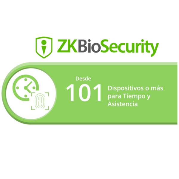 ACP® InBioSecurity™ NMC License of +100 T&A Terminals [ZKBS-TA-PRJ]